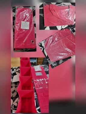 NIP's Pink Closet Organizer Storage Pieces From Joy Mangano- 4 Pieces
